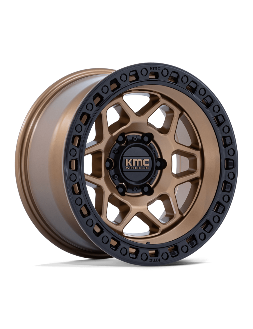 Felga aluminiowa KM553 TORX Matte Bronze W Gloss Black Lip KMC