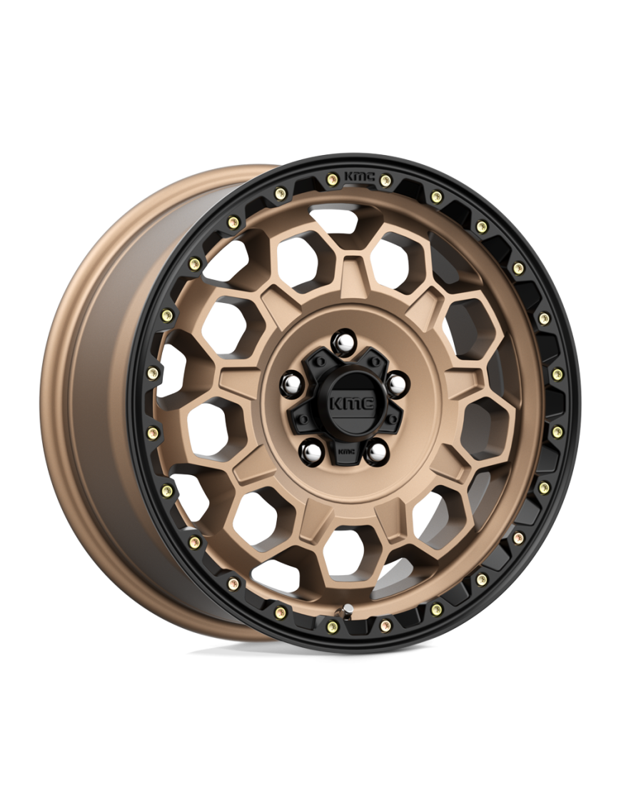 Felga aluminiowa KM545 TREK Matte Bronze W/ Black Lip KMC