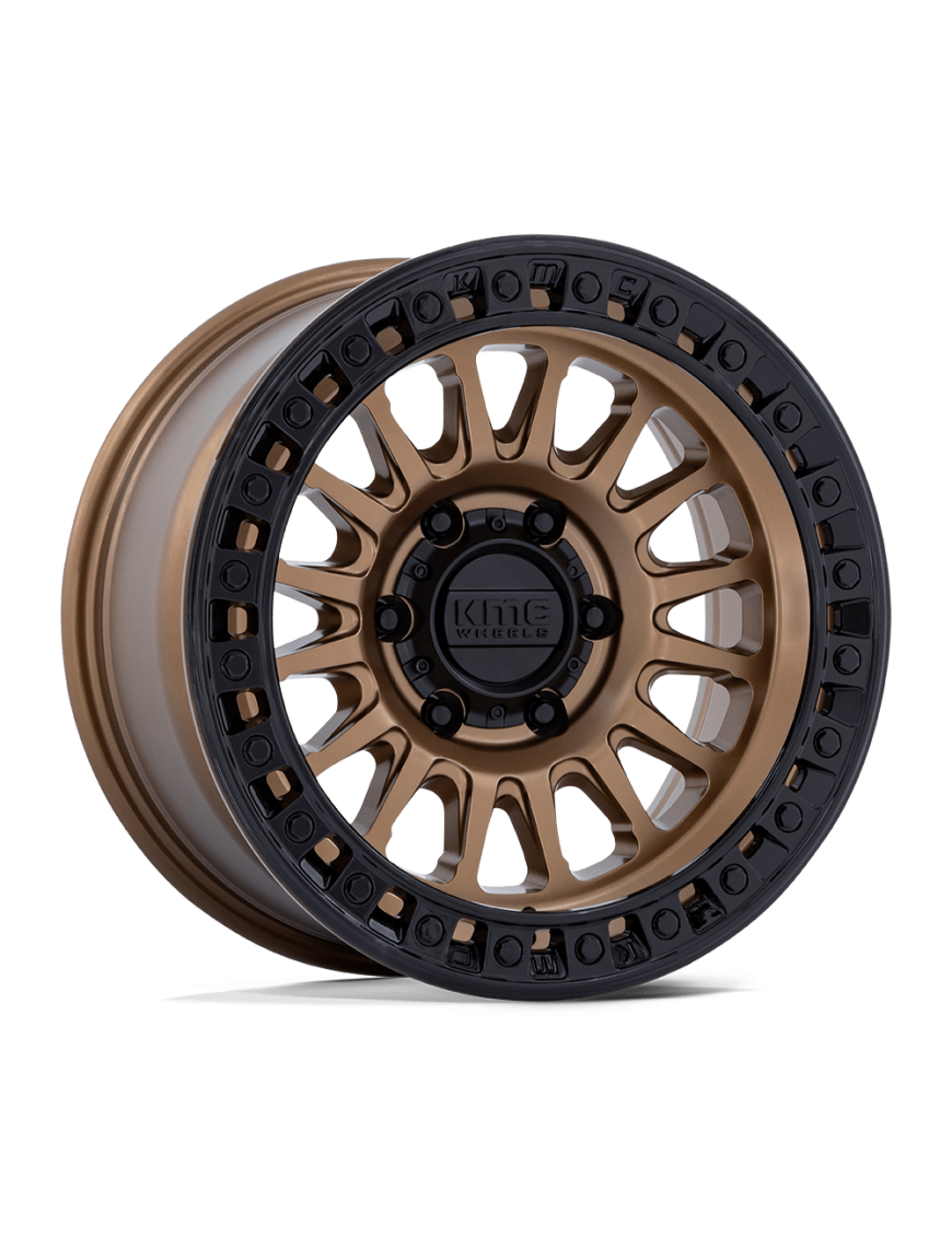 Felga aluminiowa KM552 IMS Matte Bronze W Gloss Black Lip KMC