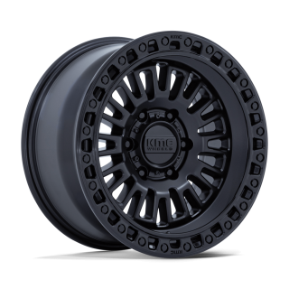 Felga aluminiowa KM554 AZTEC Matte Black W/ Gloss Black Lip KMC