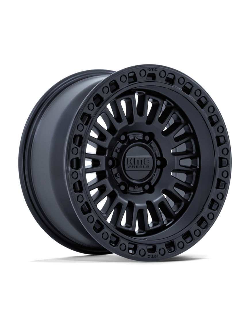 Felga aluminiowa KM554 AZTEC Matte Black W/ Gloss Black Lip KMC