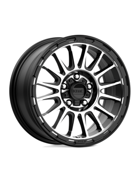 Felga aluminiowa KM542 IMPACT Satin Black Machined KMC