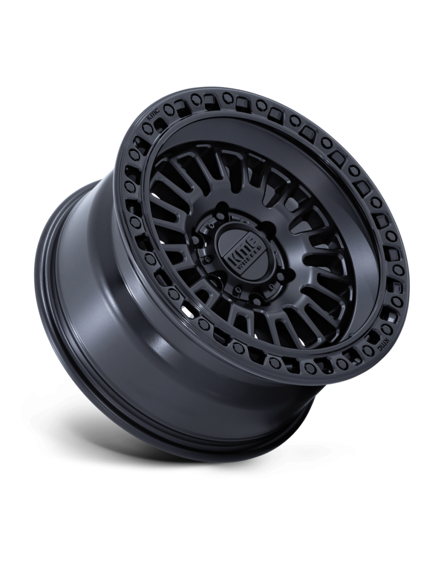 Felga aluminiowa KM554 AZTEC Matte Black W/ Gloss Black Lip KMC - ujęcie 2