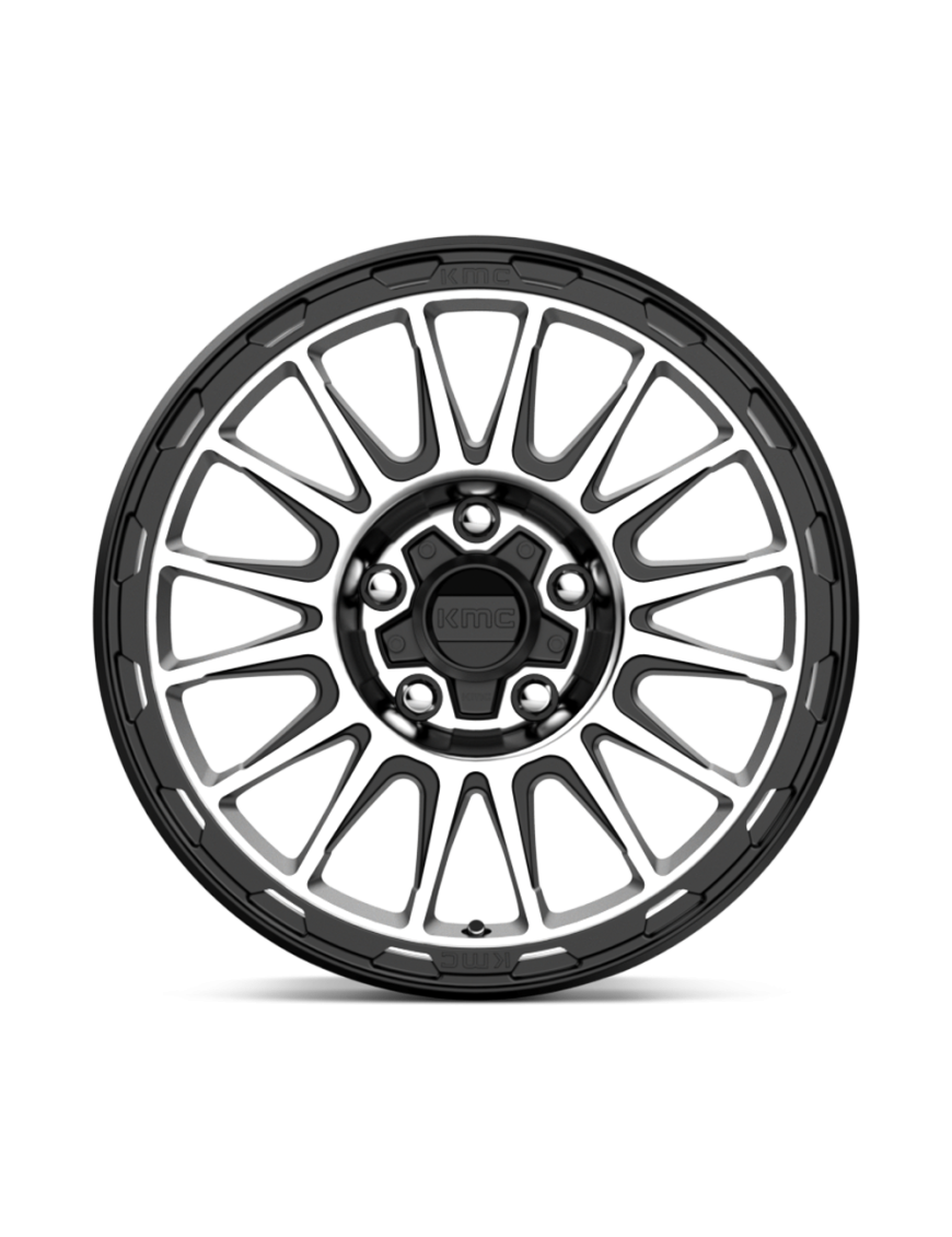 Felga aluminiowa KM542 IMPACT Satin Black Machined KMC - ujęcie 3