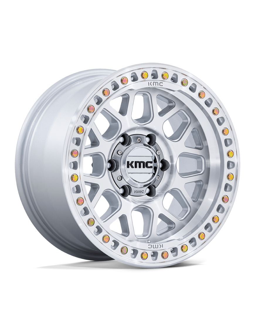 Felga aluminiowa KM549 GRS Gloss Silver W/ Machined Face KMC