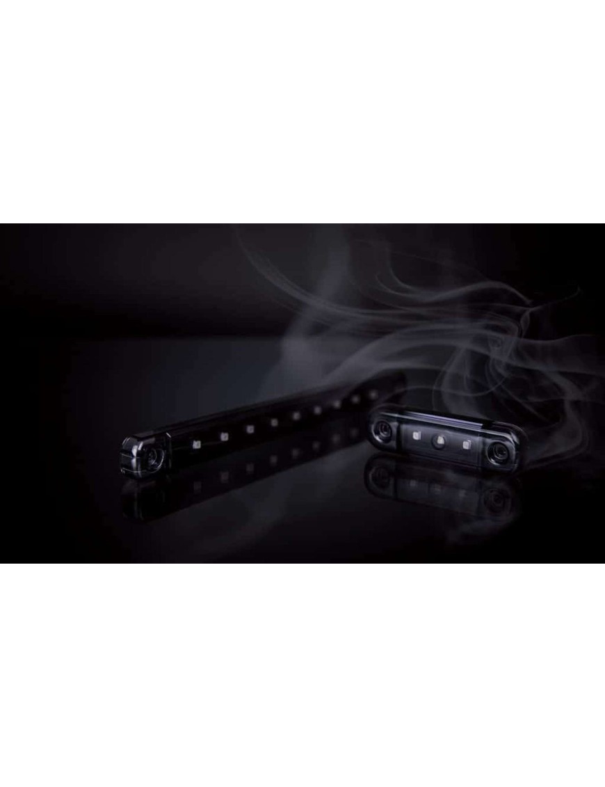 Kierunkowskaz Strands Dark Knight Slim 238 mm, klosz przyciemniany