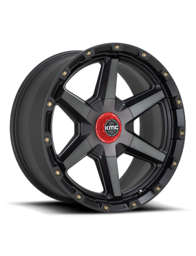 Felga aluminiowa KM101 Tempo Satin Black W/ Gray Tint KMC - ujęcie 3