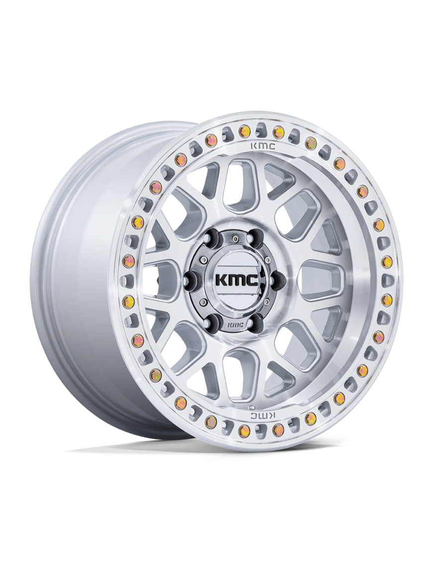 Felga aluminiowa KM549 GRS Gloss Silver W/ Machined Face KMC
