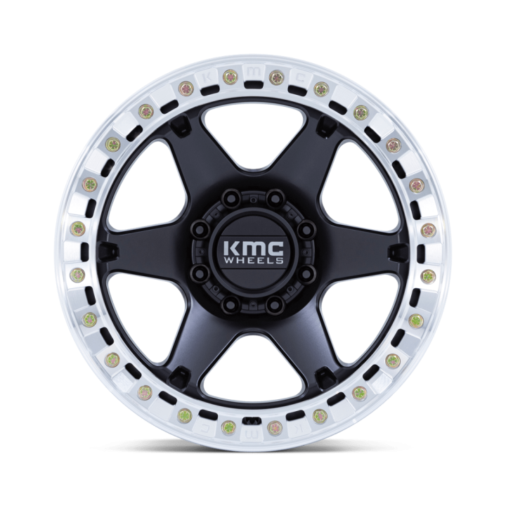 Felga aluminiowa KM238 VI BEADLOCK Satin Black W/ Machined Ring KMC - ujęcie 3