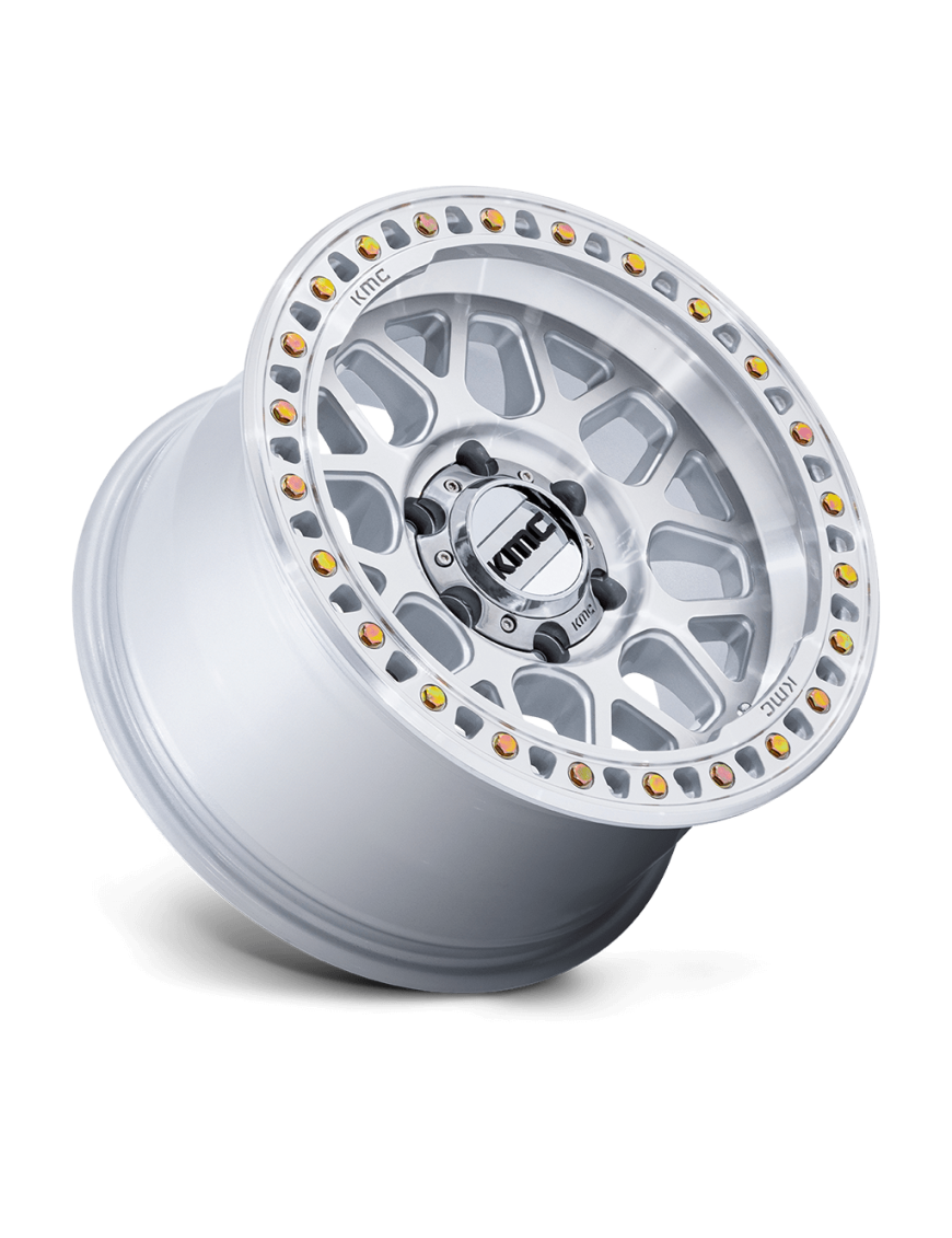Felga aluminiowa KM549 GRS Gloss Silver W/ Machined Face KMC - ujęcie 2
