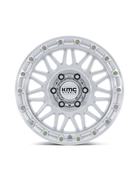 Felga aluminiowa KM555 ATTACK Gloss Silver W/ Machined Face KMC - ujęcie 3