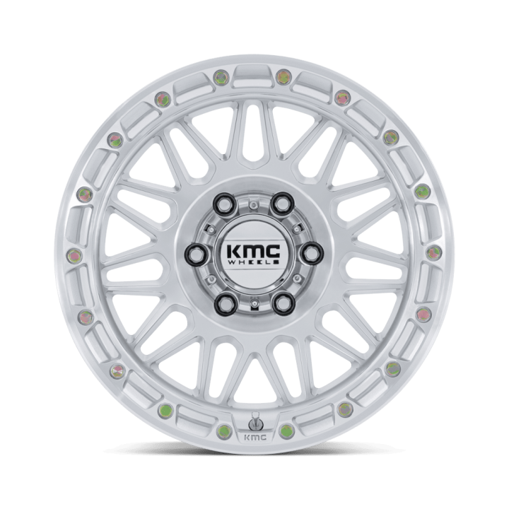 Felga aluminiowa KM555 ATTACK Gloss Silver W/ Machined Face KMC - ujęcie 3