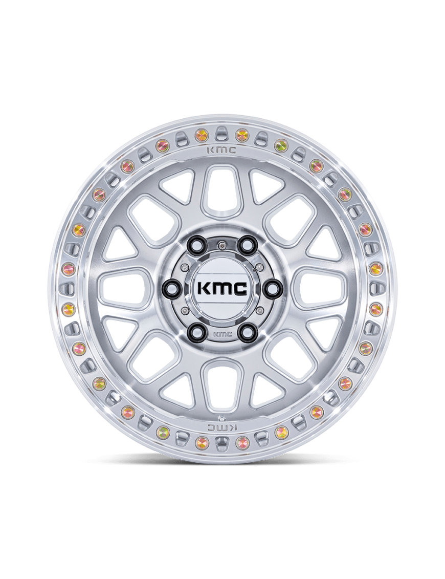 Felga aluminiowa KM549 GRS Gloss Silver W/ Machined Face KMC - ujęcie 3