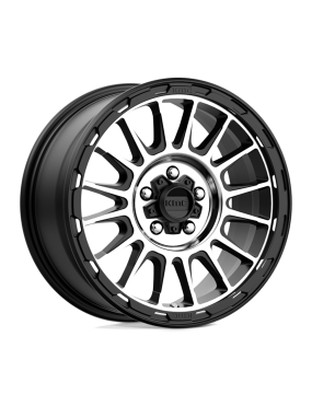 Felga aluminiowa KM542 Impact Satin Black Machined KMC
