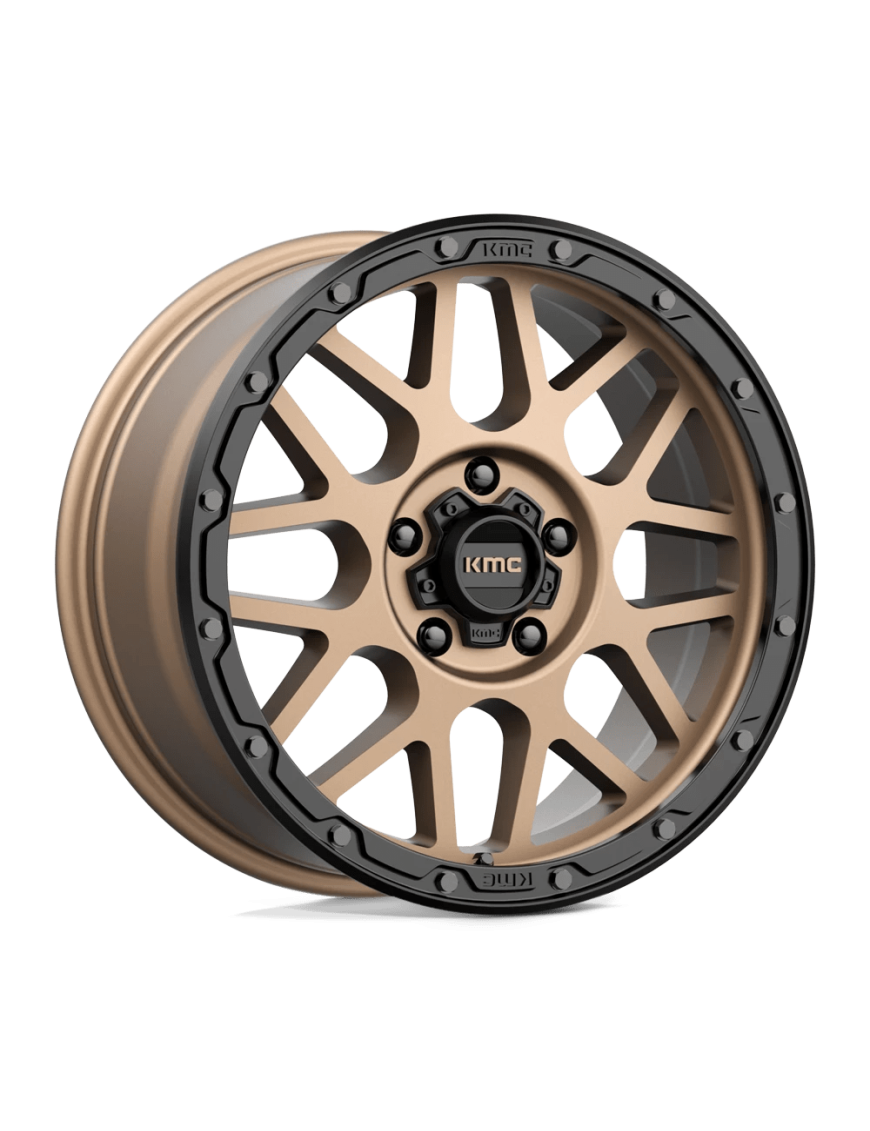 Felga aluminiowa KM535 Grenade Off-road Matte Bronze W/ Matte Black LIP KMC