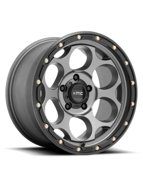 Felga aluminiowa KM541 Dirty Harry Satin Gray W/ Black LIP KMC