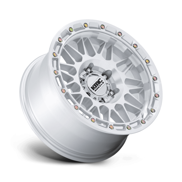 Felga aluminiowa KM555 ATTACK Gloss Silver W/ Machined Face KMC - ujęcie 2