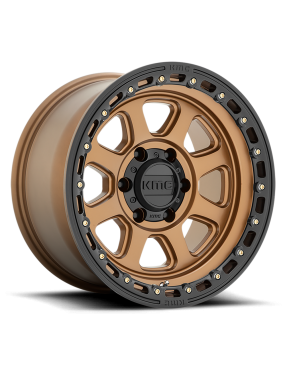 Felga aluminiowa KM548 Chase Matte Bronze W/ Black LIP KMC