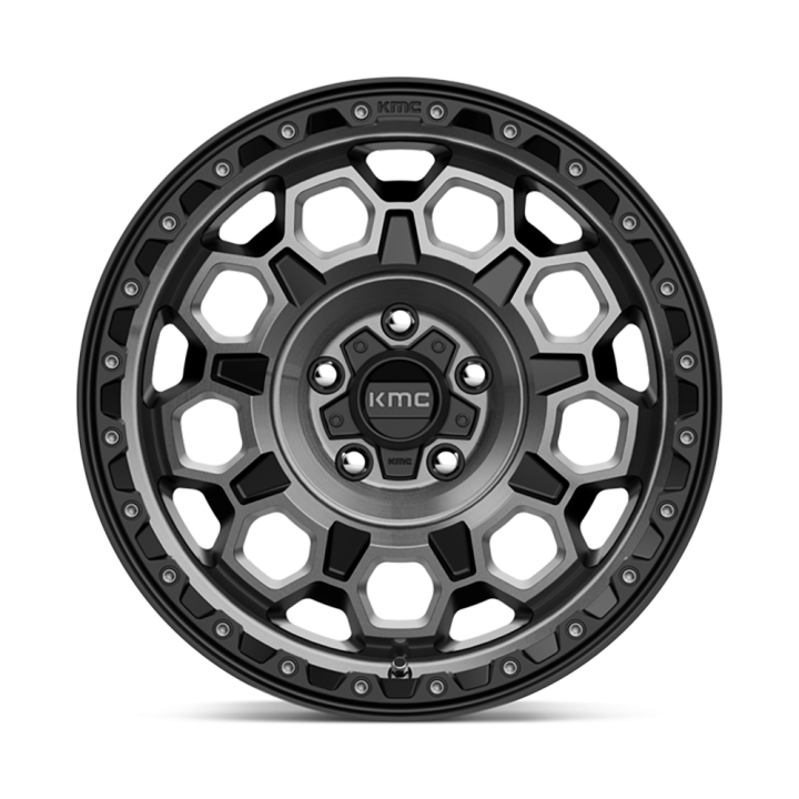 Felga aluminiowa KM545 Trek Satin Black W/ Gray Tint KMC - ujęcie 3