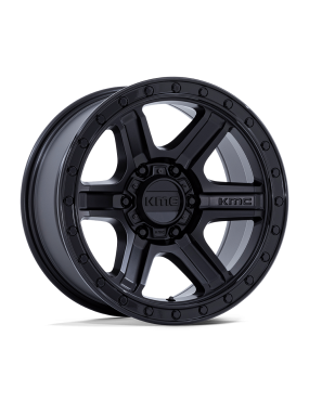 Felga aluminiowa KM551 Outrun Matte Black W/ Gloss Black LIP KMC