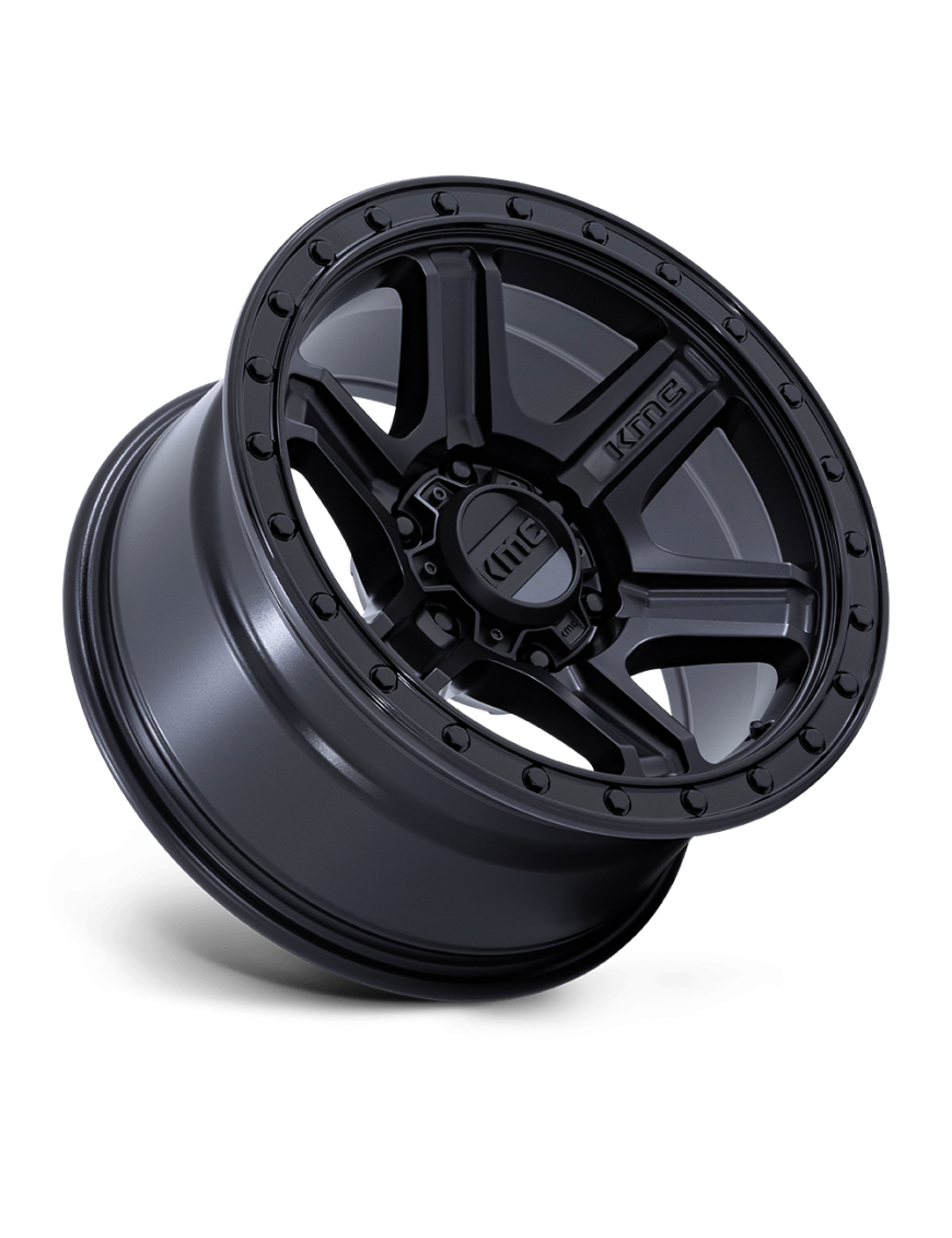 Felga aluminiowa KM551 Outrun Matte Black W/ Gloss Black LIP KMC - ujęcie 3