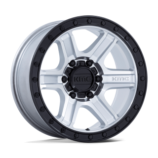 Felga aluminiowa KM551 Outrun Machined W/ Gloss Black LIP KMC