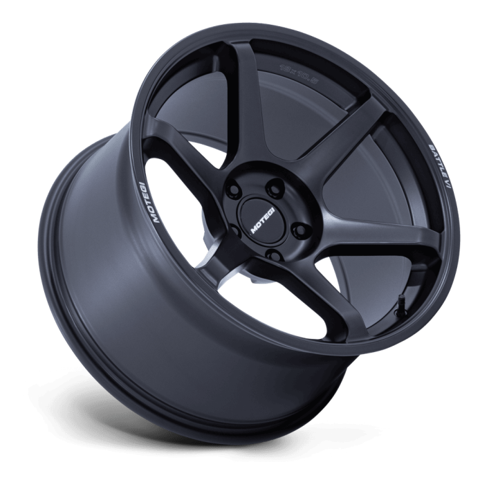 Felga aluminiowa MR160 BATTLE VI Matte Blackbird Metallic MOTEGI RACING - ujęcie 3