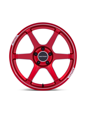 Felga aluminiowa MR160 BATTLE VI Cherry Red Metallic W/ Machined Lip MOTEGI RACING - ujęcie 3