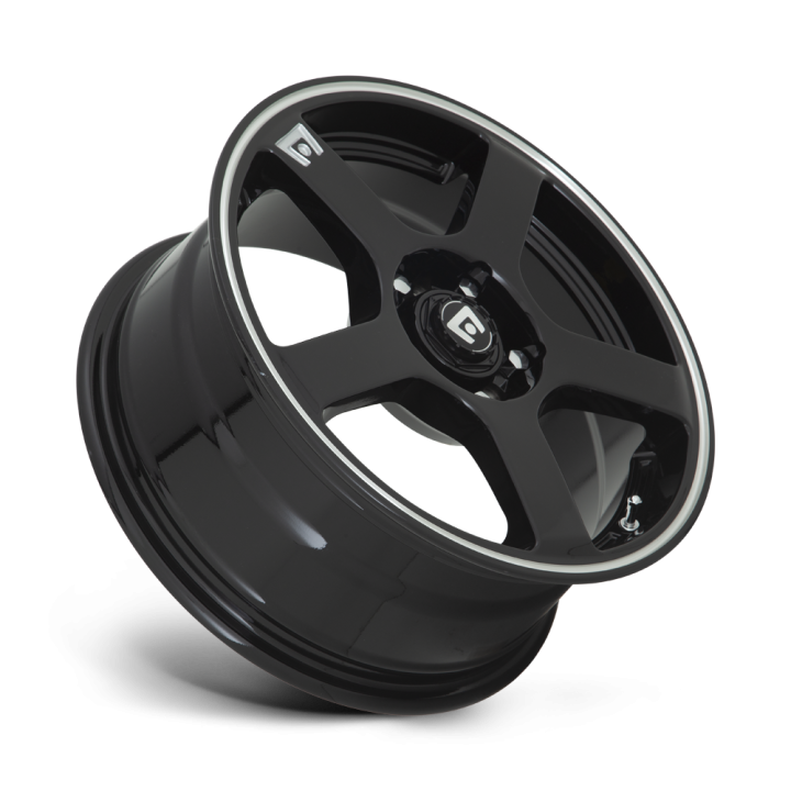 Felga aluminiowa MR116 FS5 Gloss Black W/ Machined Flange MOTEGI RACING - ujęcie 3