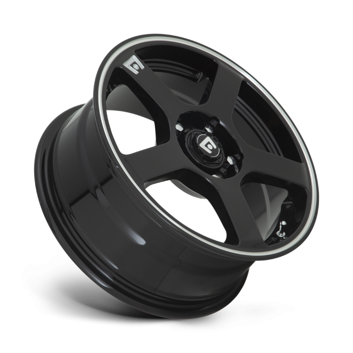 Felga aluminiowa MR116 FS5 Gloss Black W/ Machined Flange MOTEGI RACING - ujęcie 3