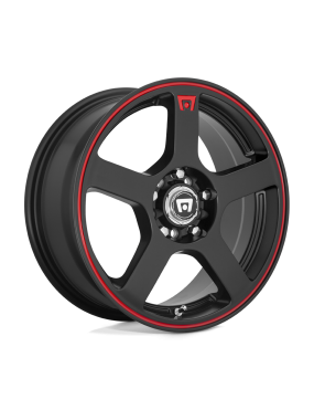 Felga aluminiowa MR116 FS5 Matte Black W/ Red Stripe MOTEGI RACING