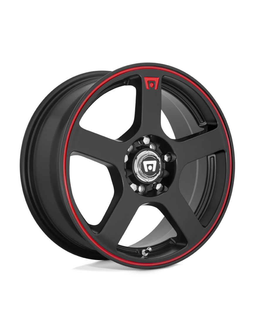 Felga aluminiowa MR116 FS5 Matte Black W/ Red Stripe MOTEGI RACING
