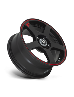Felga aluminiowa MR116 FS5 Matte Black W/ Red Stripe MOTEGI RACING - ujęcie 3
