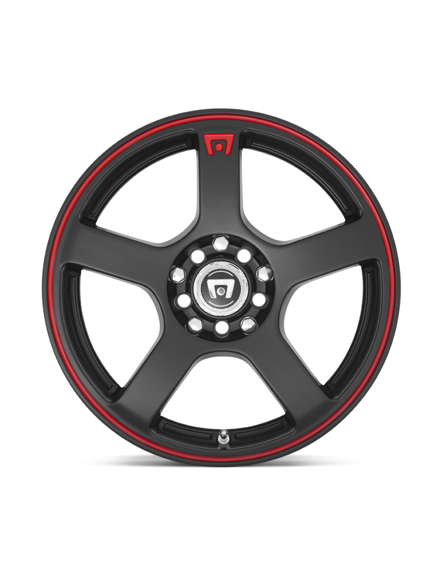 Felga aluminiowa MR116 FS5 Matte Black W/ Red Stripe MOTEGI RACING - ujęcie 3