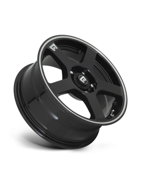Felga aluminiowa MR116 FS5 Gloss Black W/ Machined Flange MOTEGI RACING