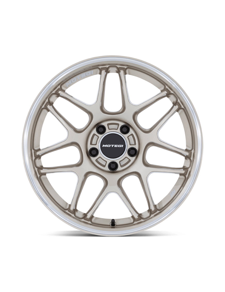 Felga aluminiowa MR158 TSUBAKI Motorsport Gold W/ Machined Lip MOTEGI RACING