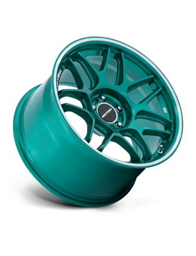 Felga aluminiowa MR158 TSUBAKI Hokkaido Green W/ Machined Lip MOTEGI RACING