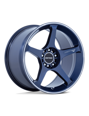 Felga aluminiowa MR159 BATTLE V Obsidian Blue W/ Machined Lip Stripe MOTEGI RACING