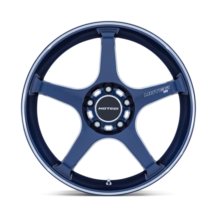 Felga aluminiowa MR159 BATTLE V Obsidian Blue W/ Machined Lip Stripe MOTEGI RACING - ujęcie 3