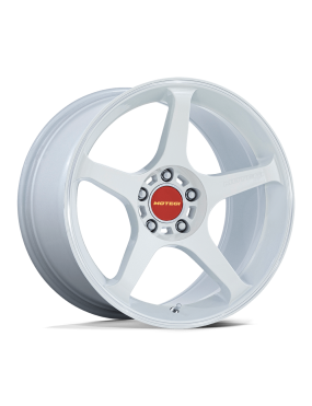 Felga aluminiowa MR159 BATTLE V Matsuri White Pearl W/ Machined Lip Stripe MOTEGI RACING