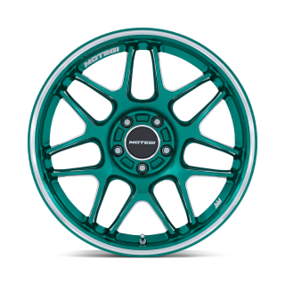 Felga aluminiowa MR158 TSUBAKI Hokkaido Green W/ Machined Lip MOTEGI RACING - ujęcie 2
