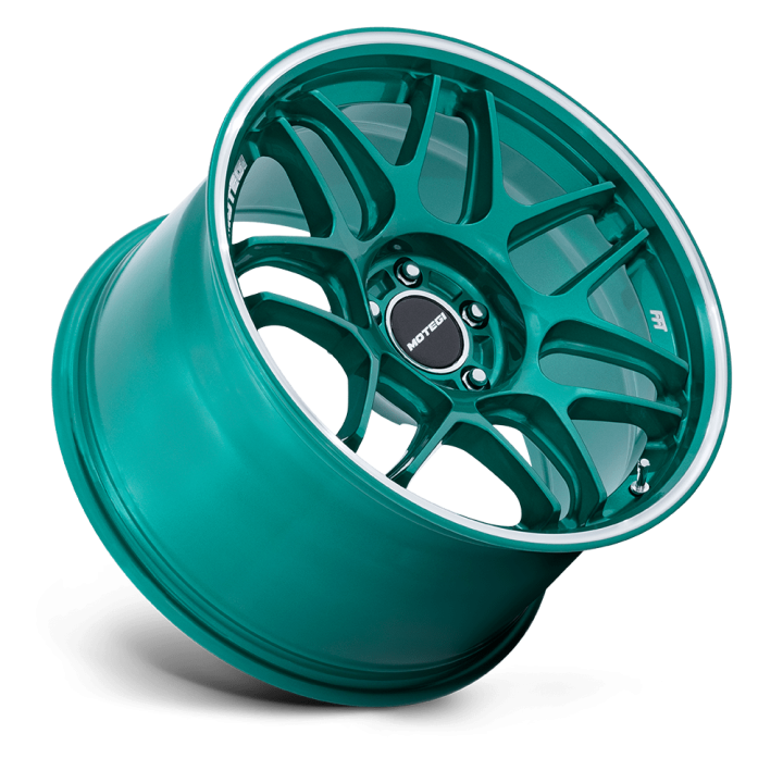 Felga aluminiowa MR158 TSUBAKI Hokkaido Green W/ Machined Lip MOTEGI RACING - ujęcie 3