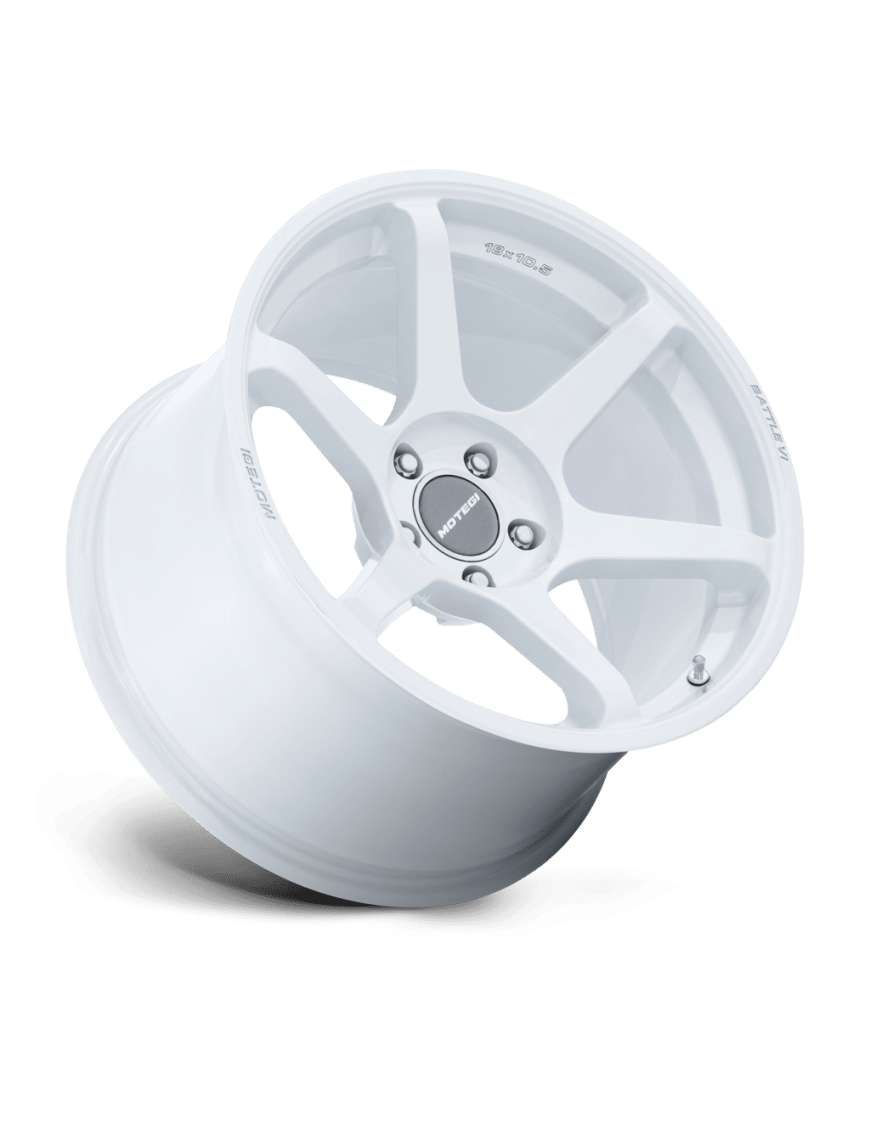 Felga aluminiowa MR160 BATTLE VI Matsuri White Pearl MOTEGI RACING - ujęcie 2