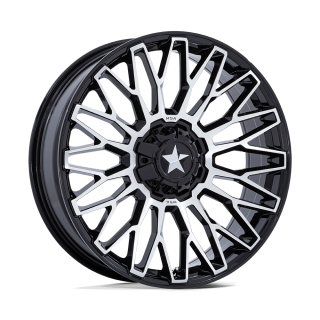 Felga aluminiowa M50 CLUBBER Gloss Black Machined MSA