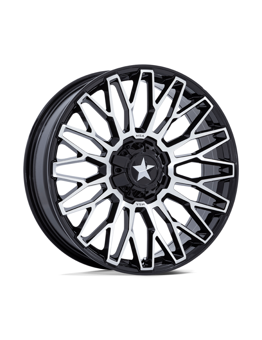 Felga aluminiowa M50 CLUBBER Gloss Black Machined MSA