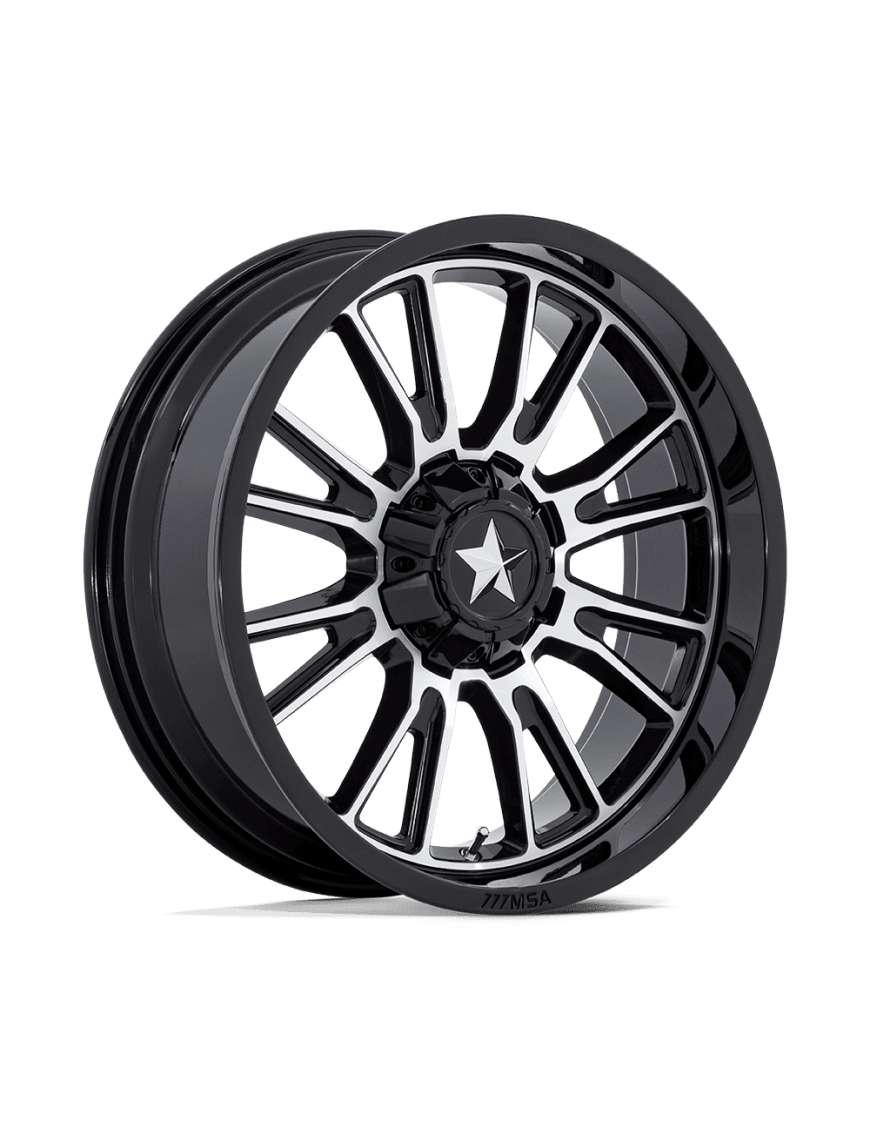 Felga aluminiowa M51 THUNDERLIPS Gloss Black Machined MSA