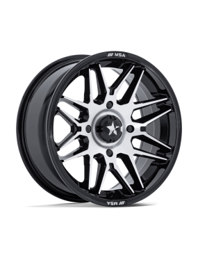 Felga aluminiowa M52 RADAR UTV Gloss Black Machined MSA