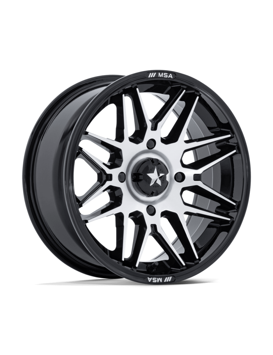 Felga aluminiowa M52 RADAR UTV Gloss Black Machined MSA