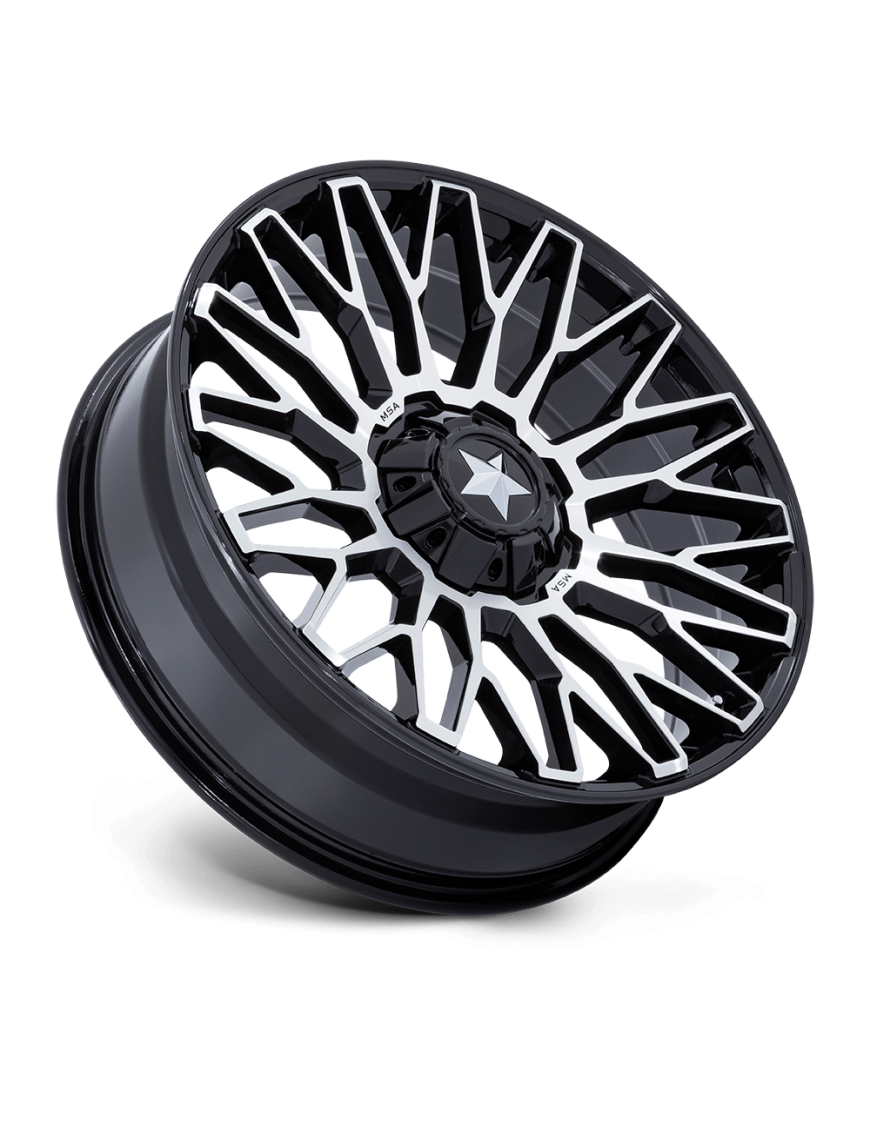 Felga aluminiowa M50 CLUBBER Gloss Black Machined MSA - ujęcie 2