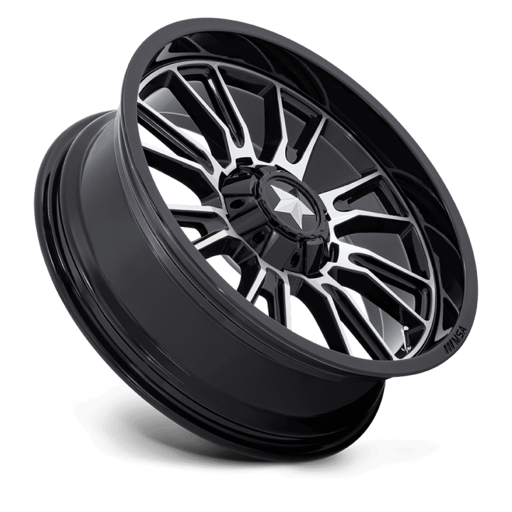 Felga aluminiowa M51 THUNDERLIPS Gloss Black Machined MSA - ujęcie 2